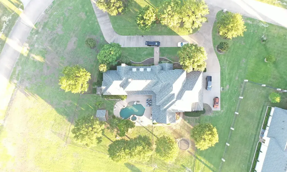 New shingle roof installation on a home in Mentone